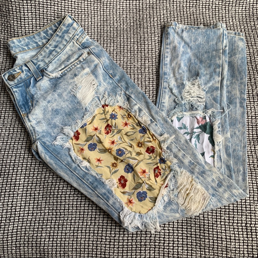 LF Carmar patchwork jeans, size 25
